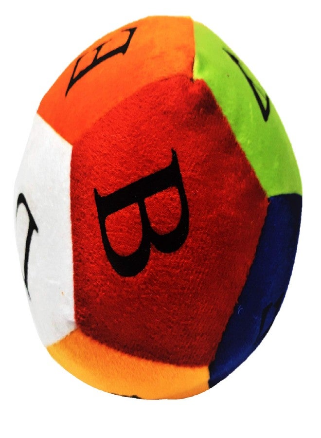 AFTERSTITCH Fabric Stuffed Soft Toy Balls for Baby Kids Girls & Boy with Rattle Sound (Big Large 1 Ball) - Image 2